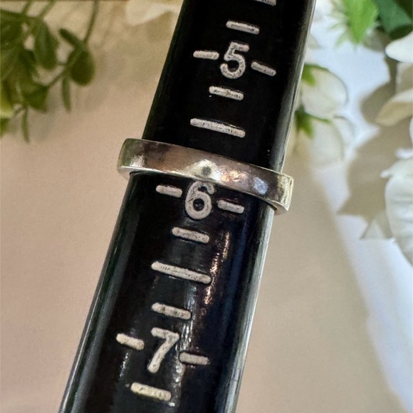 Vintage Beautiful Bright Oval cut Turquoise Handmade Ring Solid Sterling Silver - Picture 7 of 12